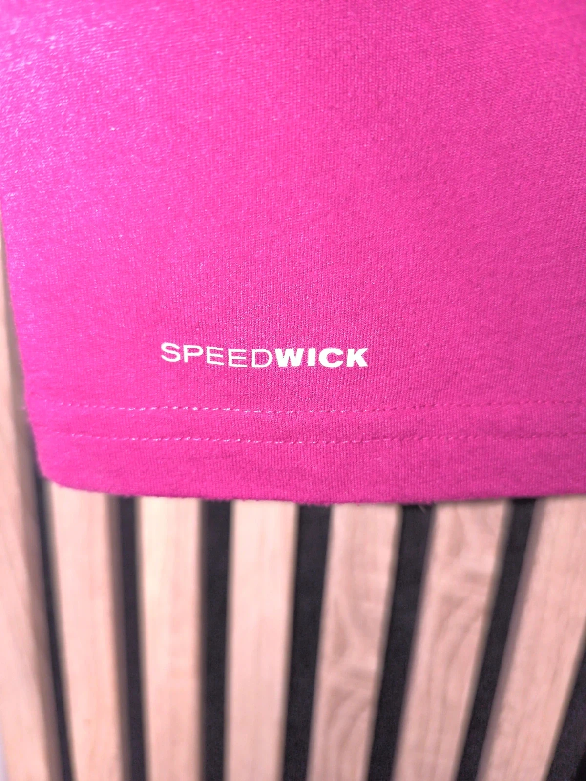 Reebok Speedwick Women's Purple/Plum Logo T-shirt - Size M – photo 5